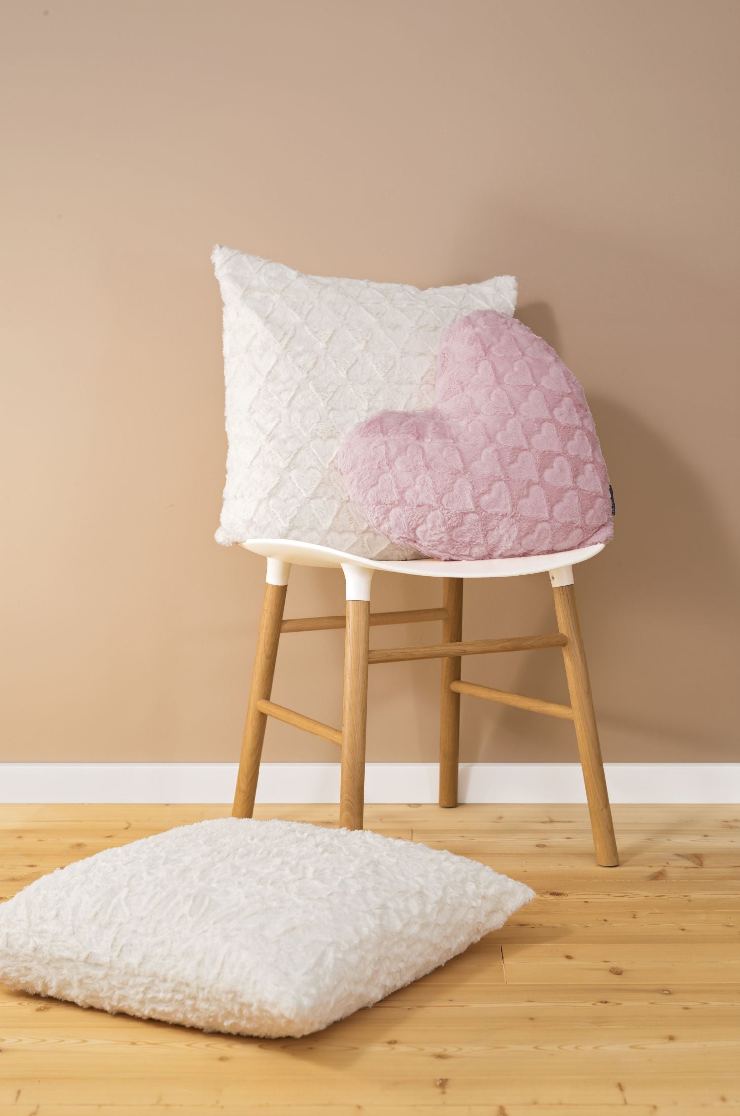 Formkissen "Fluffy Hearts"