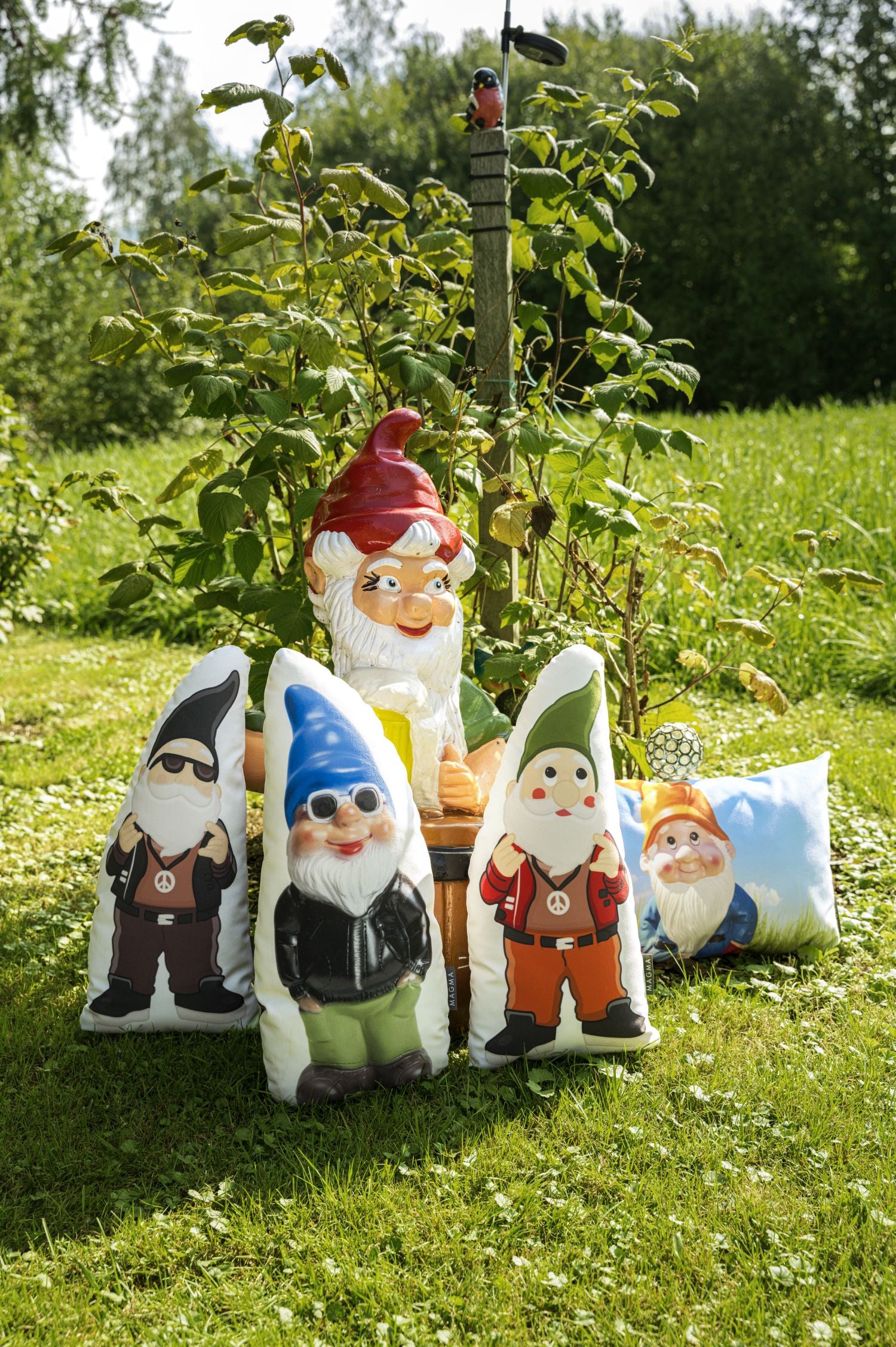 Formkissen "Gartenzwerge"