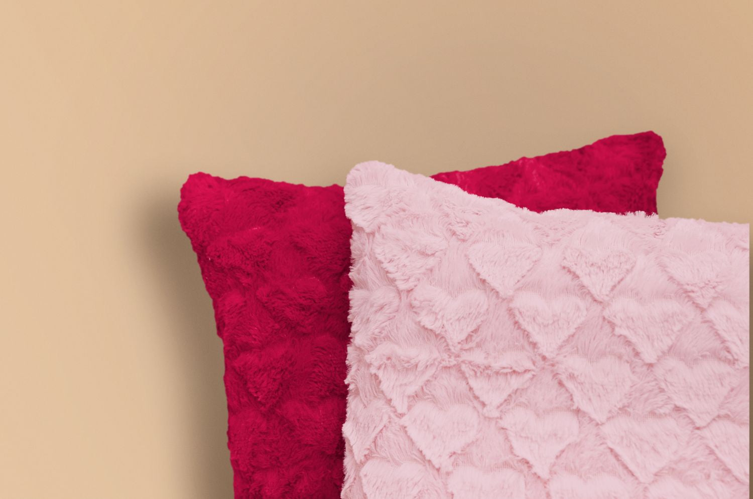 Kissen "Fluffy Hearts"