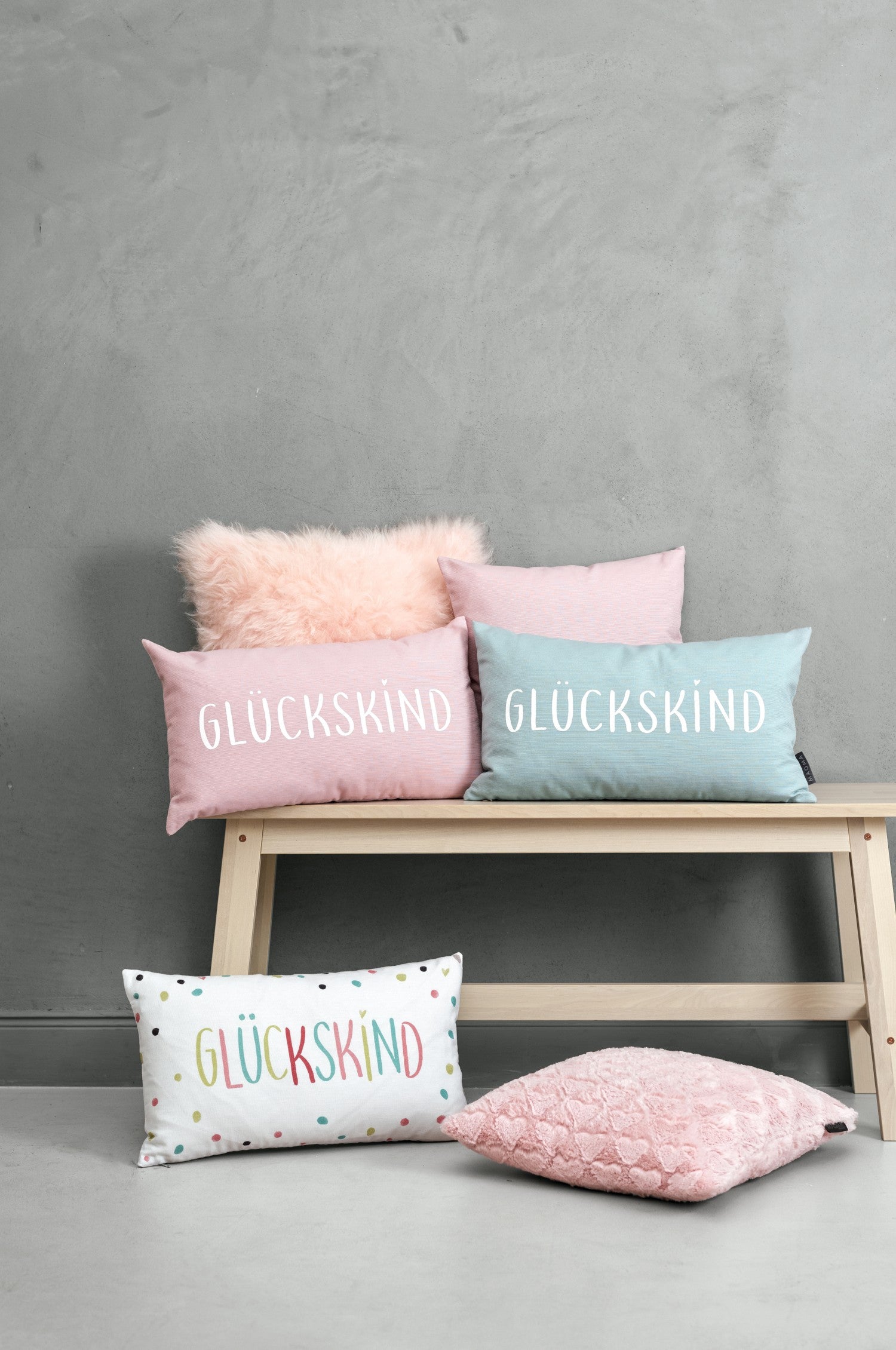 Kissen "Glückskind Fino"