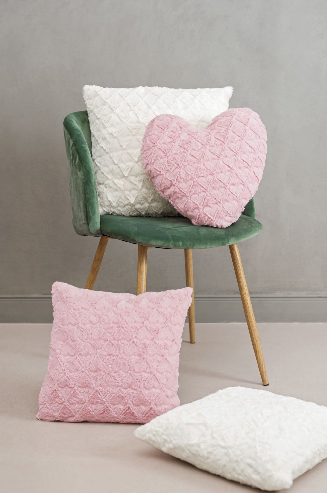 Kissen "Fluffy Hearts"