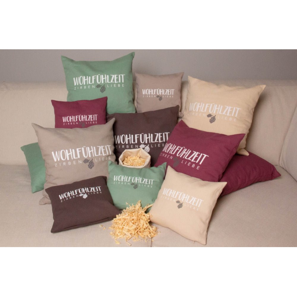 Zirbenkissen "Wohlfühlzeit"