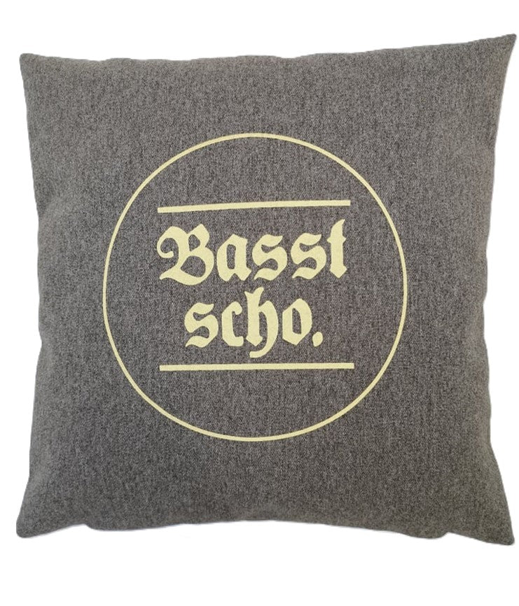 Kissenhülle "Basst Scho"
